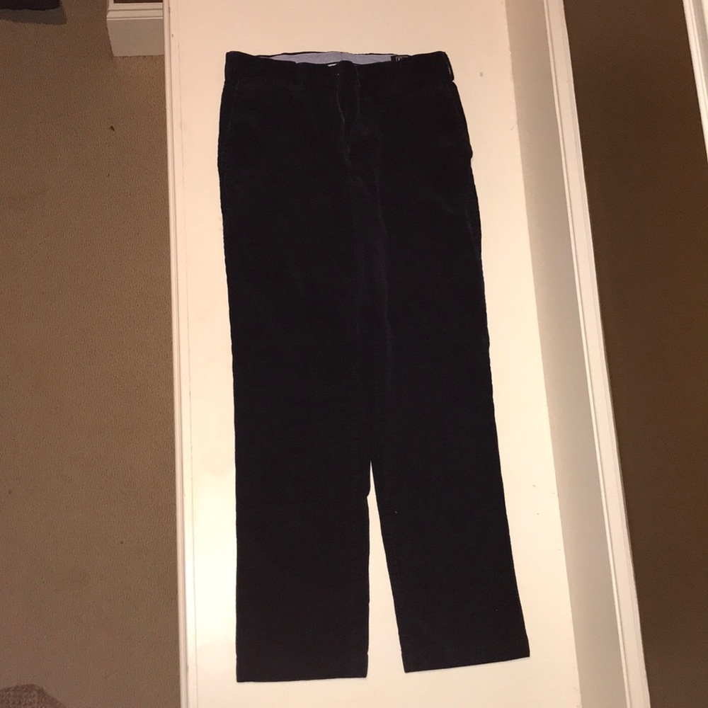Navy polo by Ralph Lauren corduroy pants